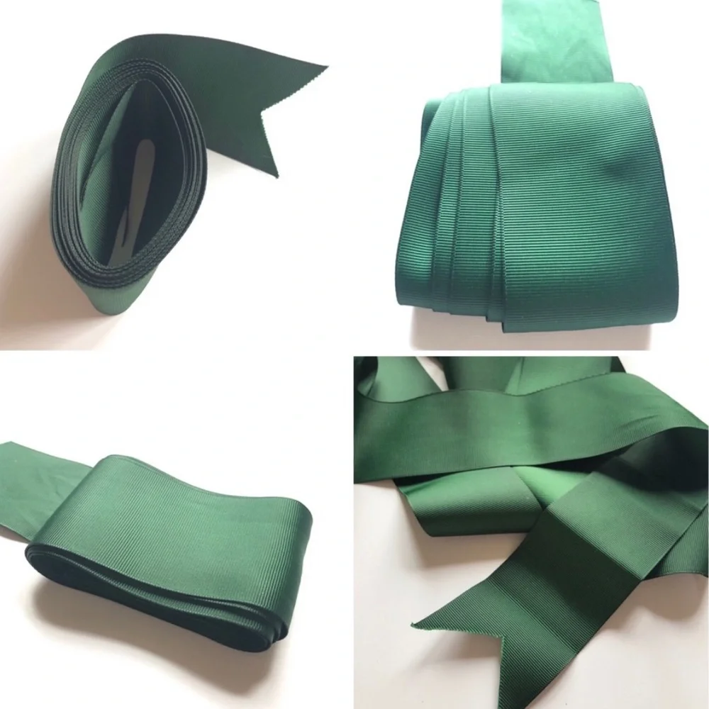 Williams Sonoma Green Cloth Ribbon